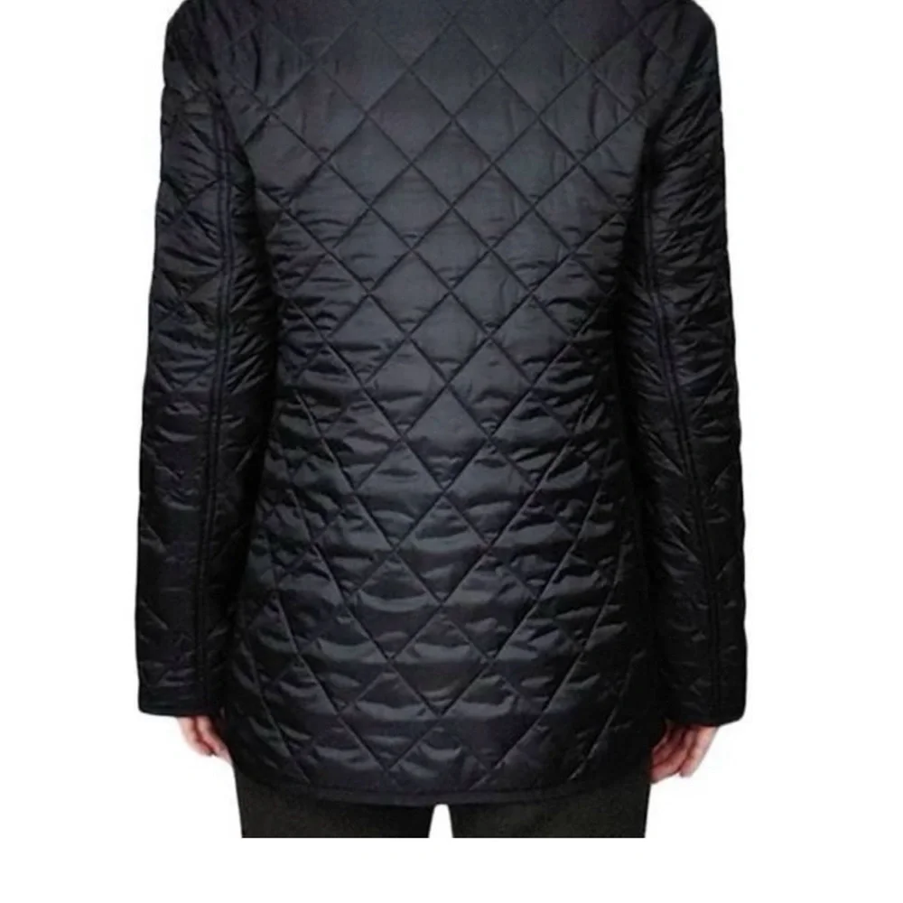 New! Burberry Black  Quilted Jacket - Picture 3 of 6